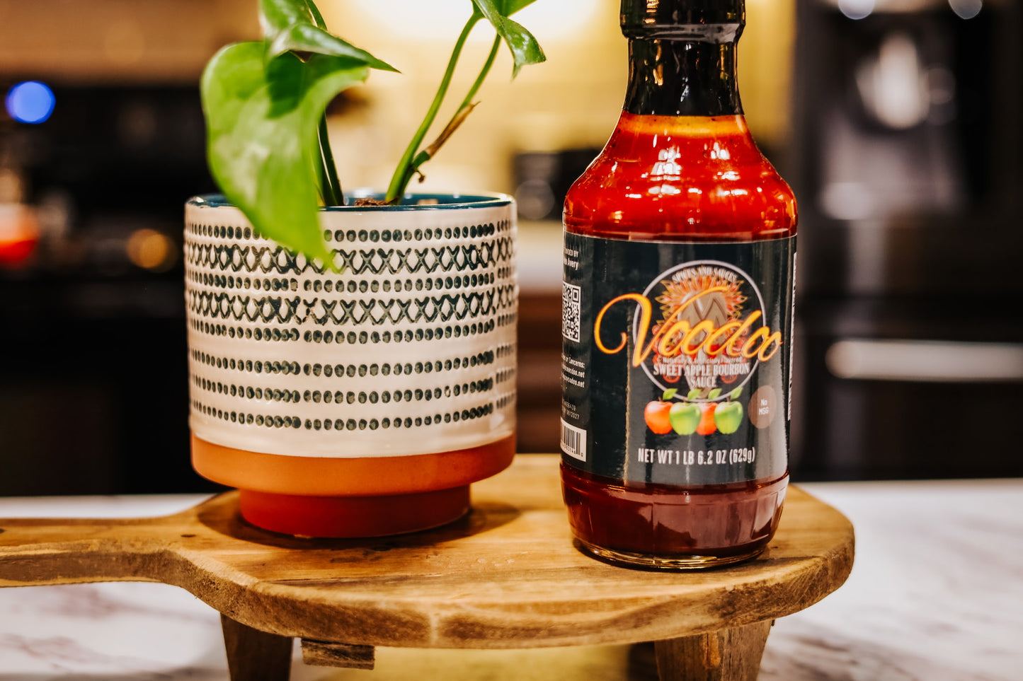 Sweet Apple Bourbon Sauce