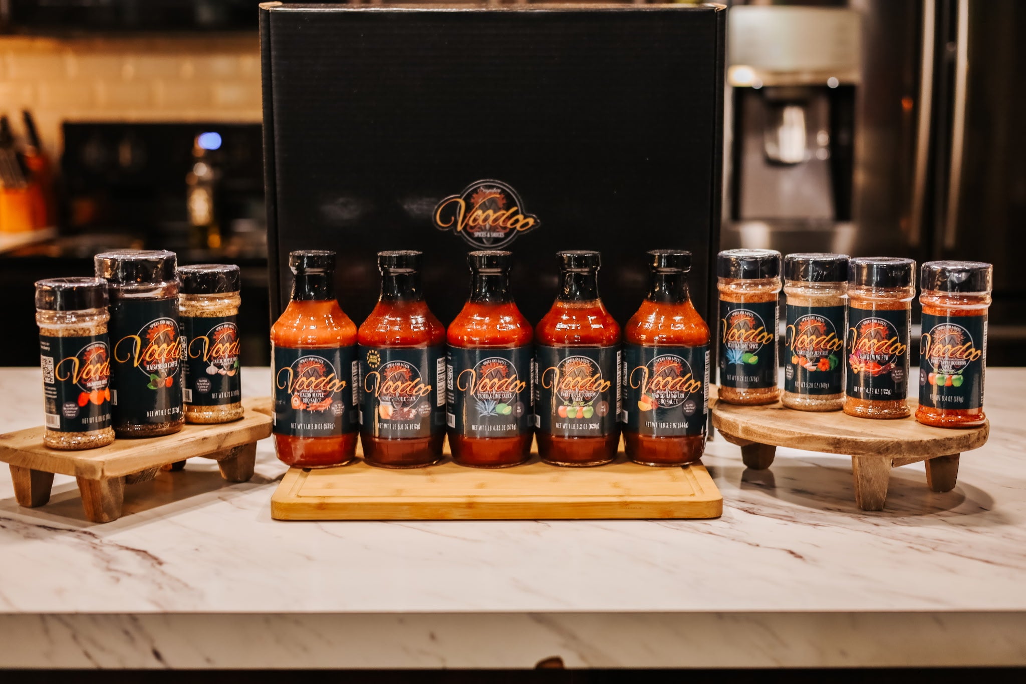 Ultimate Gift Box — The Whole Lineup! – Voodoo Signature Spices & Sauces