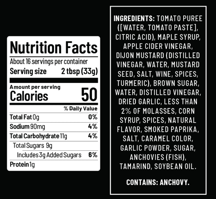 Voodoo Bacon Maple BBQ Sauce