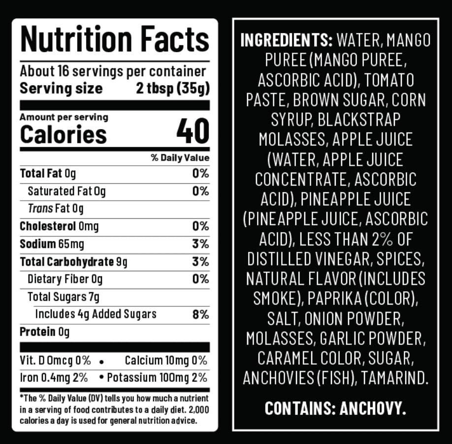 Mango Habanero BBQ Sauce